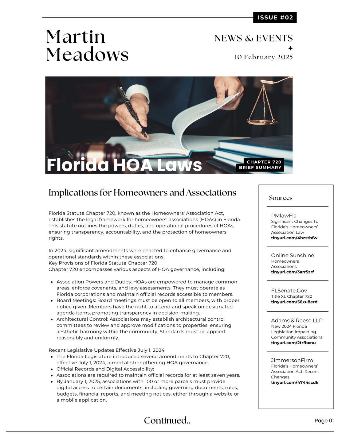 Florida Statutes Chapter 720 - HOMEOWNERS' ASSOCIATIONS